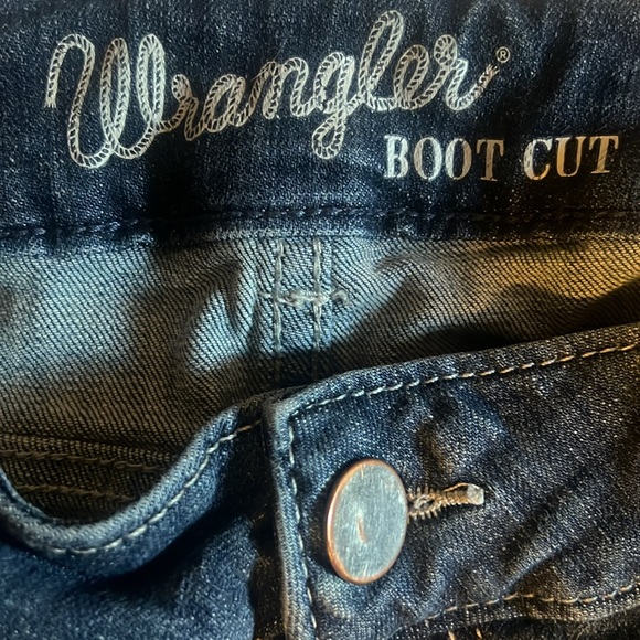 Wrangler Blue Bootcut Jeans - Picture 2 of 4